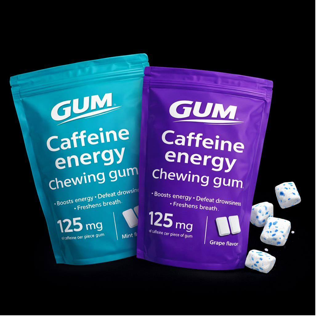 GUM pouches, mint and grape